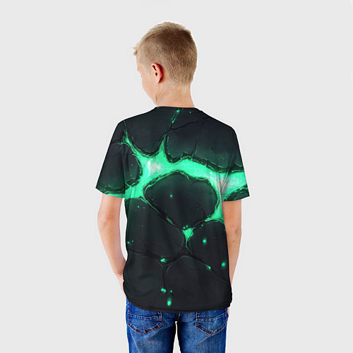 Детская футболка Россия надпись и герб / 3D-принт – фото 4