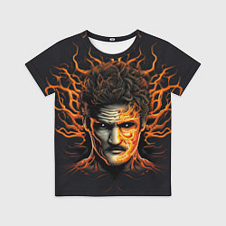 Детская футболка The last of us - зараженный Джоел