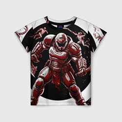 Детская футболка Doom red guardian