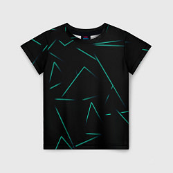 Детская футболка Color turquoise line