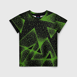Футболка детская Triangles with dots, цвет: 3D-принт