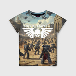 Детская футболка Warhammer 40k поле боя