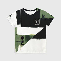 Детская футболка Tank логотип машины