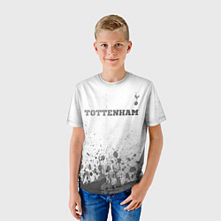 Футболка детская Tottenham - white gradient посередине, цвет: 3D-принт — фото 2