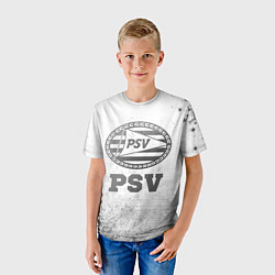 Футболка детская PSV - white gradient, цвет: 3D-принт — фото 2