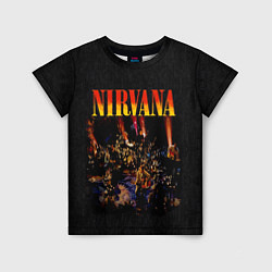 Футболка детская Nirvana unplugget, цвет: 3D-принт