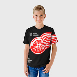 Футболка детская Detroit Red Wings NHL hockey team, цвет: 3D-принт — фото 2