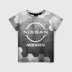 Детская футболка Nissan - grey gradient