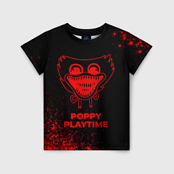 Детская футболка Poppy Playtime - red gradient
