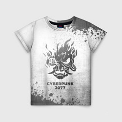 Детская футболка Cyberpunk 2077 - white gradient