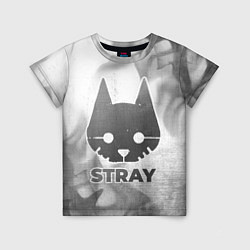 Детская футболка Stray - white gradient