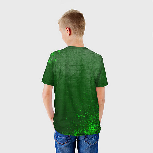 Детская футболка Exeed - green gradient / 3D-принт – фото 4
