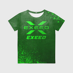 Детская футболка Exeed - green gradient