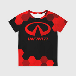 Детская футболка Infiniti - red gradient