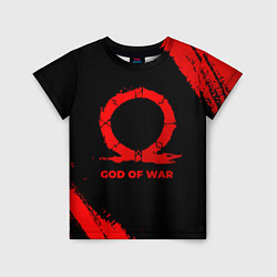 Футболка детская God of War - red gradient, цвет: 3D-принт