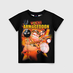 Детская футболка Worms - armageddon