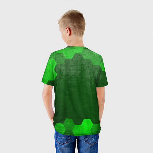Детская футболка Dongfeng - green gradient / 3D-принт – фото 4