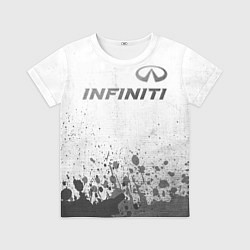 Детская футболка Infiniti - white gradient посередине