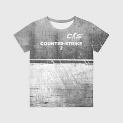 Футболка детская Counter-Strike 2 - grey gradient посередине, цвет: 3D-принт