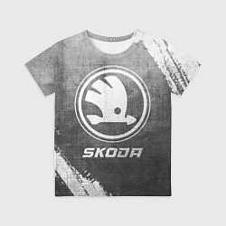 Детская футболка Skoda - grey gradient