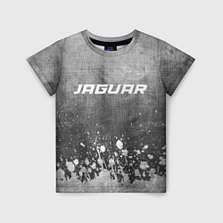 Детская футболка Jaguar - grey gradient посередине