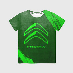 Футболка детская Citroen - green gradient, цвет: 3D-принт
