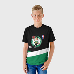Футболка детская Бостон Селтикс НБА, цвет: 3D-принт — фото 2