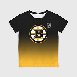 Детская футболка Бостон Брюинз - градиент