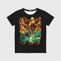 Футболка детская Феникс сопряжения - Герои Меча и Магии 3, цвет: 3D-принт