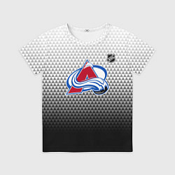 Детская футболка Колорадо Эвеланш - черный градиент