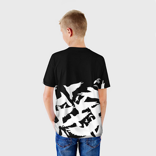 Детская футболка Monster energy crow / 3D-принт – фото 4