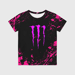 Детская футболка Monster energy неоновые краски лого