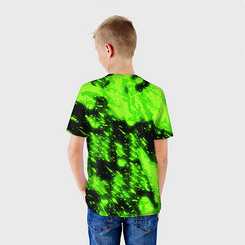 Детская футболка Monster energy кислотное лого / 3D-принт – фото 4