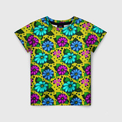 Детская футболка Паттерн незатейливые цветочки