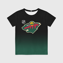 Детская футболка Миннесота Уайлд - градиент