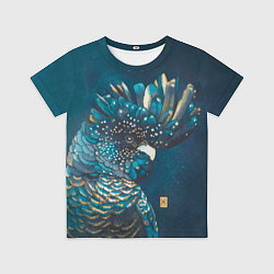 Детская футболка Попугай акварельный - big picture