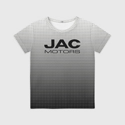 Детская футболка Jac motors серый текстурный