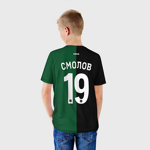 Детская футболка Смолов - ФК Краснодар / 3D-принт – фото 4