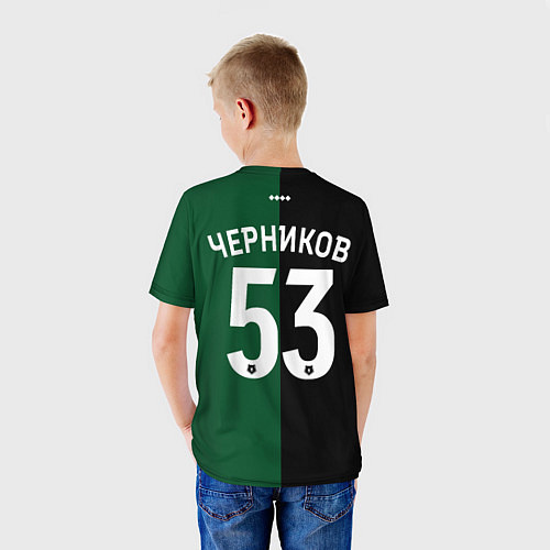 Детская футболка Черников - ФК Краснодар / 3D-принт – фото 4