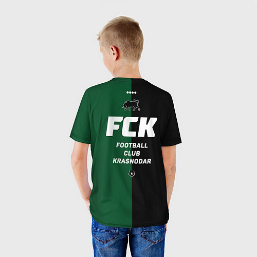 Детская футболка Krasnodar football / 3D-принт – фото 4