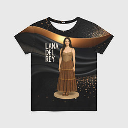Детская футболка Lana Del Rey в ретро платье