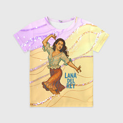 Детская футболка Lana Del Rey танцует