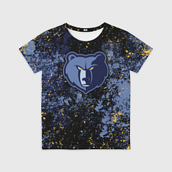 Детская футболка Мемфис Гриззлис - цветовой хаос