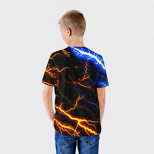 Детская футболка Doom молнии шторм / 3D-принт – фото 4