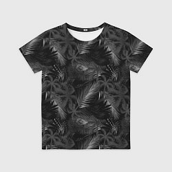 Детская футболка Palm black and white