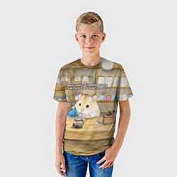 Футболка детская Щас чаек с бутербродиками сделаем, цвет: 3D-принт — фото 2