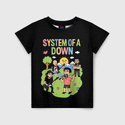 Детская футболка System of a Down мультяшный