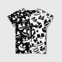 Детская футболка Doom x Marshmello pattern
