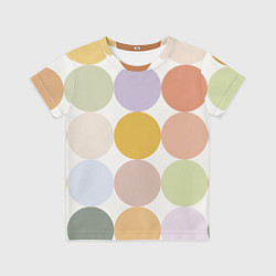Детская футболка Цветочный горошек