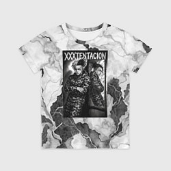 Футболка детская XXXTentacion облокотился об зеркало, цвет: 3D-принт